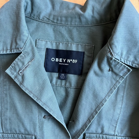 OBEY No89 Embroidered Jacket XS - Picture 6 of 6